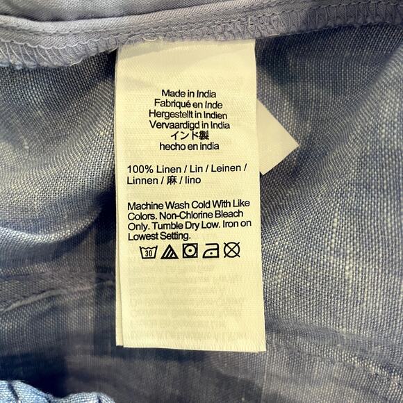 J.Crew New Soleil Pant Linen Elastic Waist Vacation Holiday CI939 French Small - Picture 15 of 15